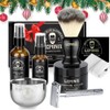 Kit de afeitado para hombres, incluye maquinilla de afeitar de