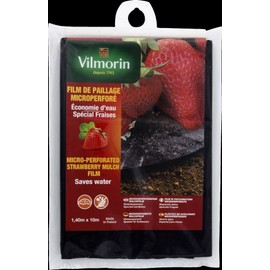 Vilmorin VB04106 50mm Micro Perforated Polyethylene Mulching Film for Strawberries 1.40 x 10 m