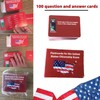 US Citizen Test Flash Cards 2025, tarjetas para la ciudadania
