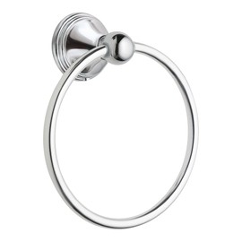 Moen Preston Collection - Anillo de Toalla de Mano de Cromo Pulido para baño, Soporte de Toalla montado en la Pared, DN8486CH