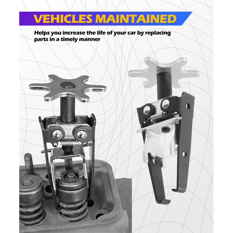 SCUARI Spring Compressor Tool,Car Accessories Valve Spring Compressor,Automotive Tools,Valve Spring