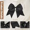 CLINTT 4Pcs Cheer Bows, Suitable for Women, Girls and Children,