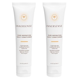 INNERSENSE Organic Beauty - Natural Pure Inspiration Daily Conditioner | Hydrating, Nourishing, For Fine, Thin Hair | Non-Toxic, Cruelty-Free, Clean Haircare (2 Pack - 2 fl oz | 59.1 mL each)
