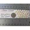 Made in Japan 36pc Vtg 7mm 1 Hole GLASS Pearl