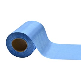 BVIEAKD 4 Inch x 25 Yards Baby BlueSatin Ribbon for Cutting Ceremony Wide Solid Fabric Large Ribbon for Grand Opening Wedding Birthday Party Decoration Bows Chair sash