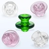3Pcs Adjustable Glass Diffuser Covers, Dazzling Mixed Color Vent Caps
