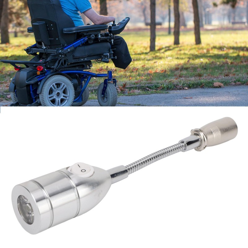 Electric Wheelchair Night Light, 3 Pin XLR Head LED Power
