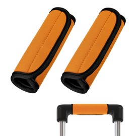 Luggage Handle Wrap,2 pcs Bright Orange Suitcase Handle Cover Luggage Tags,Luggage Identifiers for Suitcases Unique Travel Accessories