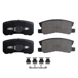 HYFTJYZ Replacement Front and Rear Brake Pads Set Compatible with Nissan Juke Nissan Maxima and Nissan Sentra,Ceramic Disc Brake Pads Front and Rear Kit for Car,Smooth Quiet Braking Performance