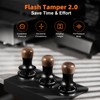 MHW-3BOMBER 58mm Coffee Tamper 2.0 with Sound Feedback 30lb/15lb, Espresso