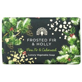 The English Soap Company Frosted Fir and Holly Collection Soap Bar 190g
