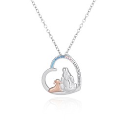 HolaJune Dachshund Gifts for Women 925 Sterling Silver Dachshund Necklace for Dog Mom Gifts for Mother Daughter Wife Granddaughter