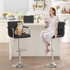 VECELO Bar Stools, Adjustable Bar Stools Set of 4, Counter