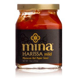 Mina Harissa Mild Moroccan Red Pepper Sauce, 10oz, 2 pack
