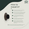 Evi Herrajes | Adhesive Door Stop | Wall Fitting |