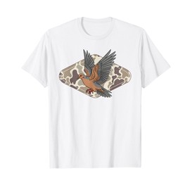 Dove Hunting Old School Camo Hello Hunting Season T-Shirt