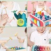 100pcs Mini Wooden Hammers for Chocolate Portable Breakable Heart Hammer