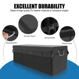 GOODFITMENT For Ford Explorer 91-2025 Trunk Cargo Organizer Folding Collapsible Storage Box