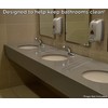 Clearform ML28798 Small Sink Splash Guard with Easy Reach Cutaway,