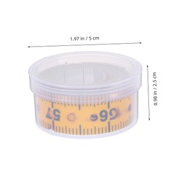 Operitacx Vision Impairment Assistive Measuring Tape Flexible Ruler for Blind Individuals Soft Measuring Tool for Tailors Carpenters and Accurate Fabric Measurements