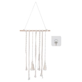 Hair Clips Hanger Hair Bow Holder Hanging Headband Organizer Hand Woven Pendant for Home Decoration