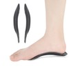 Leather arch half pad, flat foot insole, arch foot insole,