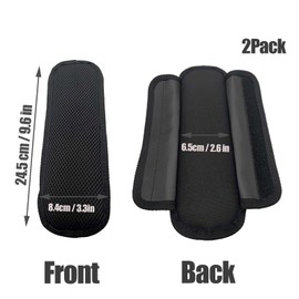 Black Universal Shoulder Strap Pads Replacement Shoulder Pad Air Cushion Shoulder Relief Pad