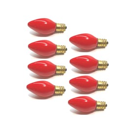 UI PRO TOOLS Red Night Light Bulb Replacement Bulbs 5W 120V - 8PC