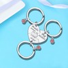 Sister Keychain Gifts for 3 Sisters 3PCS Middle Sis Big