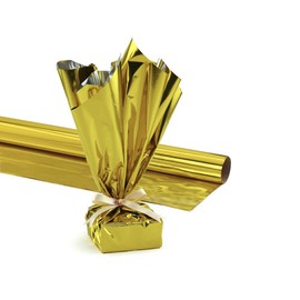 Hygloss Mylar Roll 24" X8.3' -Gold Art Craft, 1 Count (Pack of 1)