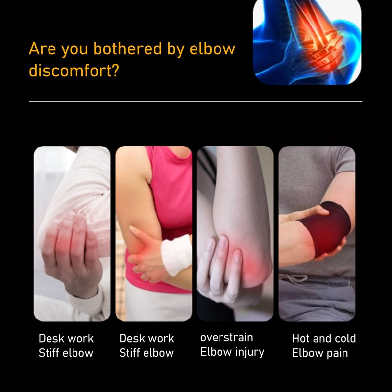 Elbow Heating Wrap with 3 Level Temperature Setting Vibration Massage