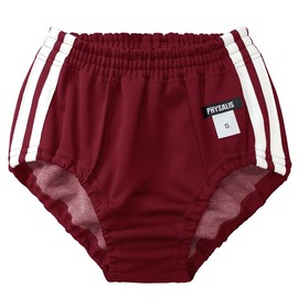 PHYSALIS V2 Bloomers, V2 Type, PT Middle Cut, 2 Lines, School Sales, Gymnastics Clothes, Sports Bloomers, red (orange-ish), 3L