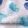 Wolke sieben Premium Shower Curtain, Bathroom Curtain, Polyester, Waterproof, Washable,