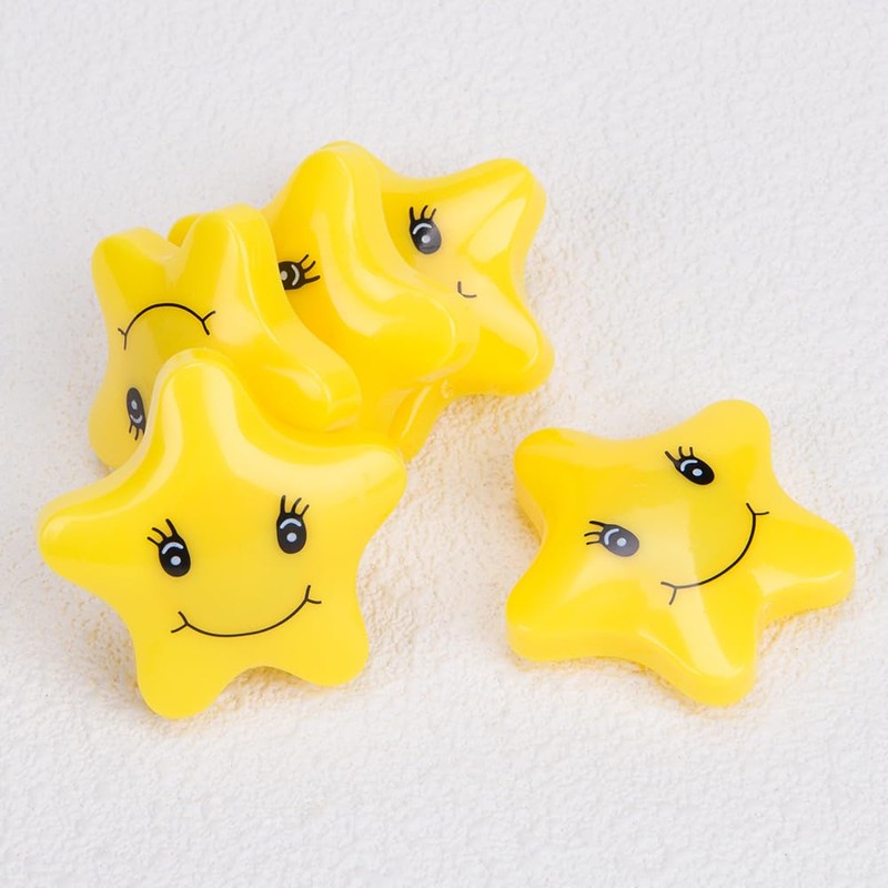 Vanki Refrigerator Magnet Presentation Whiteboard Magnetic Button Star Shape Smile