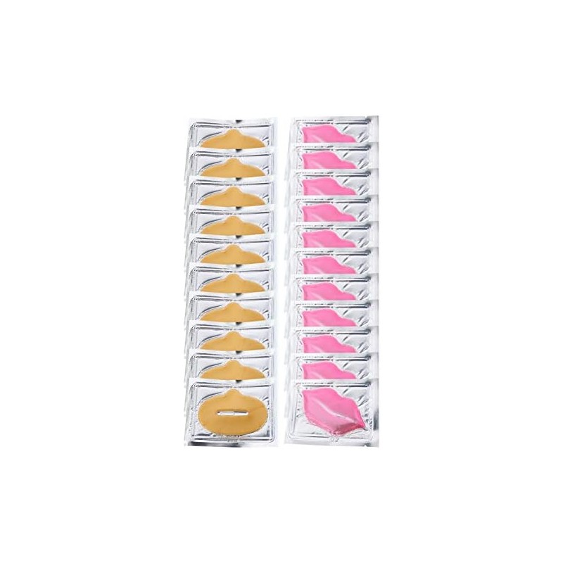 Mascarilla Labial de Colágeno 20 Piezas Exfoliación Delicada, para Labios