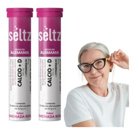 Calcio + Vitamina D Seltz 20 Tabletas Efervescentes 2pzs