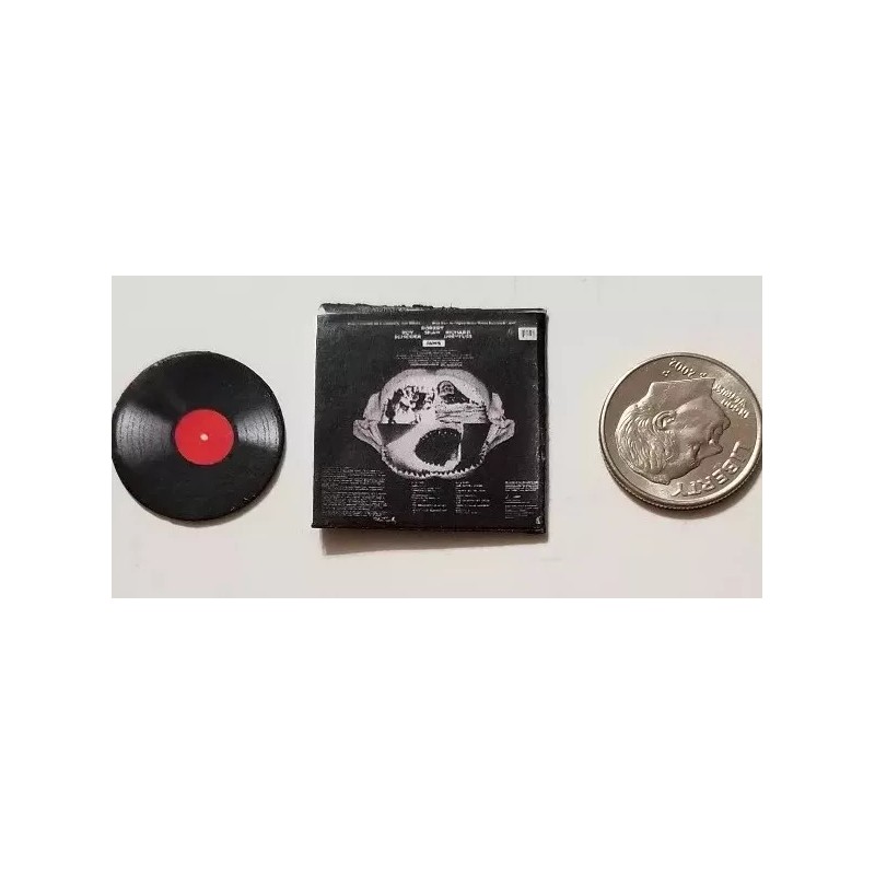 Dollhouse Miniature Record Album 1" 1/12 scale 80's Movie Jaws