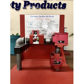 Little Firefighter NAGV-100 1' True 90 Degree Earthquake Seismic Shutoff Ball Valve