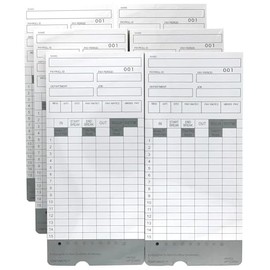 300 Time Cards for uPunch HN2000, HN2500, HN4000, HN4500 AutoAlign Calculating Time Clock and More HNTC2 UPTC2000 COMPUMATIC Compatible