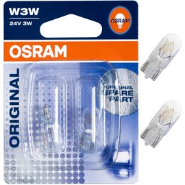 Osram Original W3W, special lamp, 2841-02B, 24 V, double blister pack