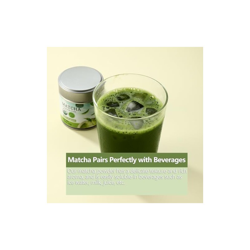 Ceremonial Grade Organic Matcha Green Tea Powder - 30g