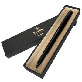 Pentel RX15MA-A Bolígrafo Tinta Gel Negro, Excalibur, color Negro Mate