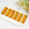 6pcs Feng Shui Golden Bar Figurines, 2.5'' Crystal Glass Gold
