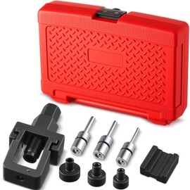 Tallew 8 Pcs Chain Cut and Rivet Tool Kit, Motorcycle Chain Breaker Removal Tool Set, Link Cutter Supplies for Bicycles, Dirt Bikes, Atvs Used to Cut Any 520, 525, 530 (50), or 532 Size Chains