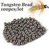 ANGLER DREAM Fly Tying Beads 100 PC/LOT Tungsten Beads Nymph