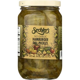 Sechlers Pickle Dill Hamburg No Garlic, 16 oz