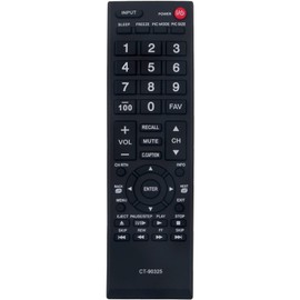 CT-90325 Replace Remote Control fit for Toshiba TV 32C110U 40E210U 46G310U 55G310U 32C120U 40E220U 32E200U 32E20U 37E200U 37E20U 40E200U 40E20U 32C100U 32DT1U 40FT1U 32DT2U 40FT2U 32L1300U 32L1350U