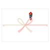Sasagawa 2-5209 Noshi Paper Taka Seal Celebration Thick Bowknot Five