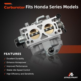 GX690 Carburetor Compatible with Honda GX630 GX630R GX630RH GX660 GX 690 GX690R Carb BK07A D Carb Replace# 16100-Z9E-033 16100-Z9E-023 16100-Z9E-003