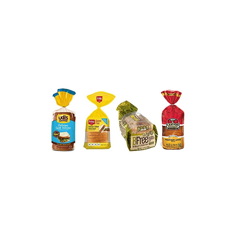 Gluten Free Bread Variety Pack, Contains: Udi's GF Delicious White